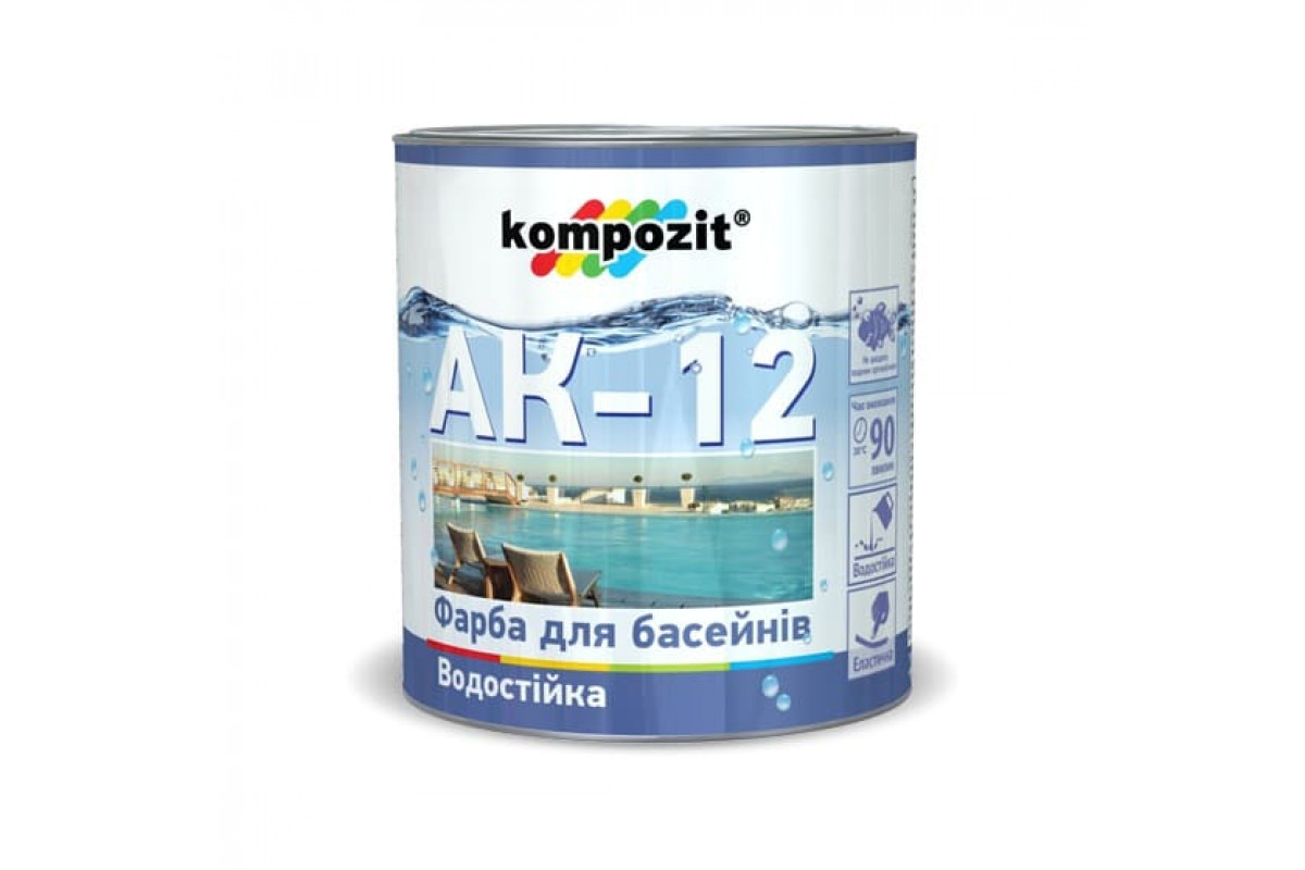 КраскадлябассейновKompozitAK-12(2,8кг)